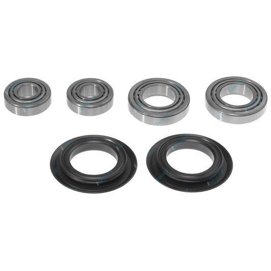 2 x Front Inner + Outer Wheel Bearing + Cone + Seal Kit Set