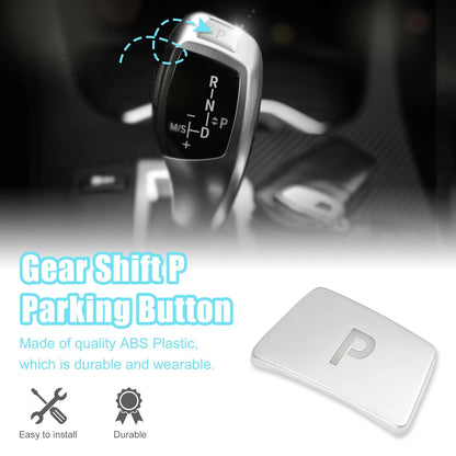 P Button Gear Shift Knob Cover for BMW 2 3 4 5 6 Series X3 X4 X5 X6 (2014-2023)