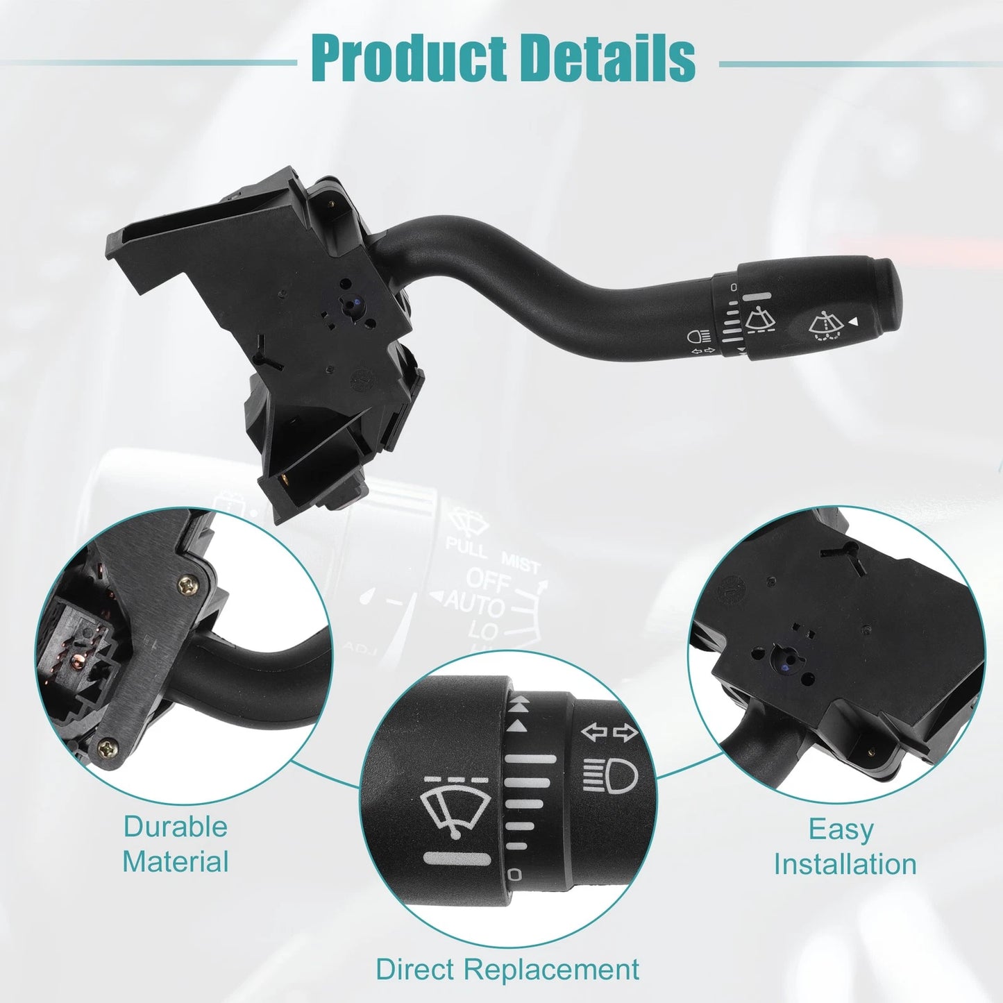 Front Windshield Wiper Switch for Ford E-150 (2010-2014)