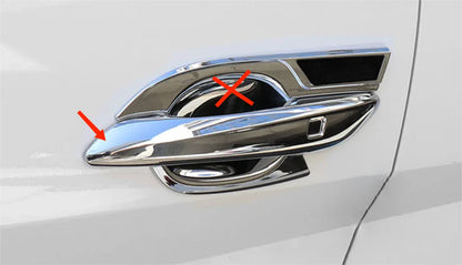 Door Handle Smartkey Cover Trim for 2021-2024 Hyundai Elantra Chrome ABS 4P