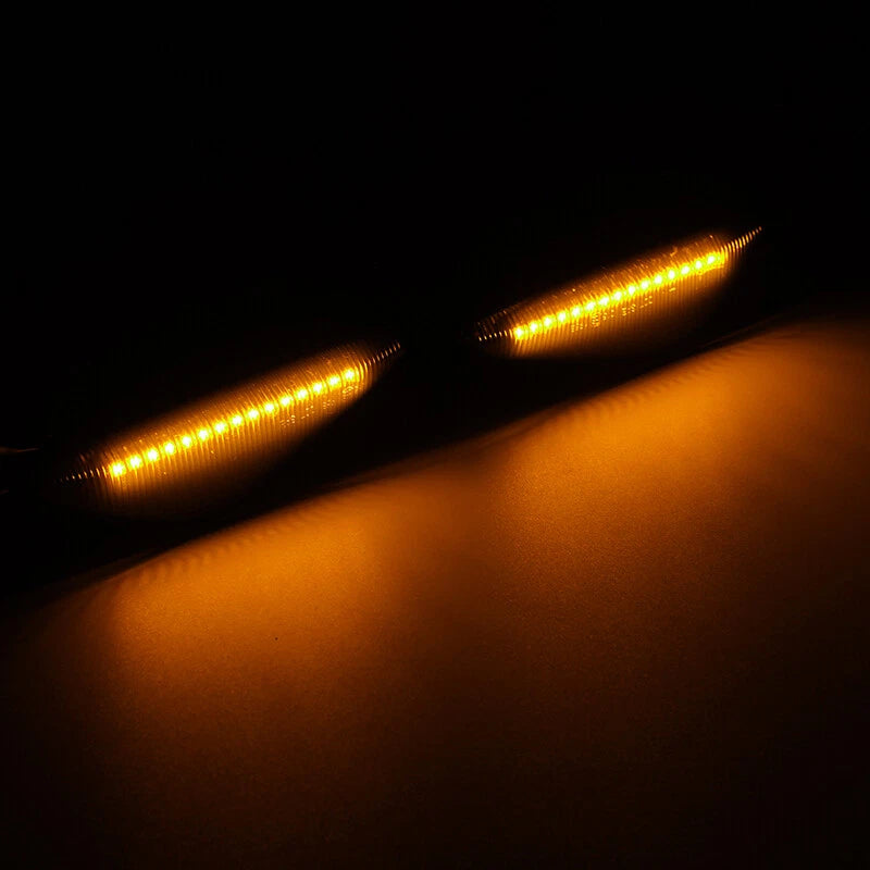 Smoke LED Fender Side Marker Lights for BMW F25 X3, X5, X6, E70, E71, E72