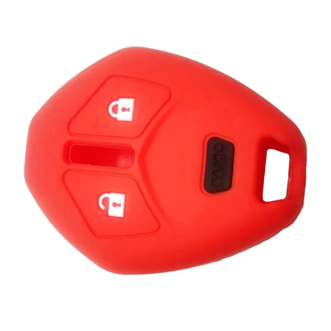 Red Silicone Smart Key Case Cover for Mitsubishi Outlander Mirage Lancer (2013-2023)