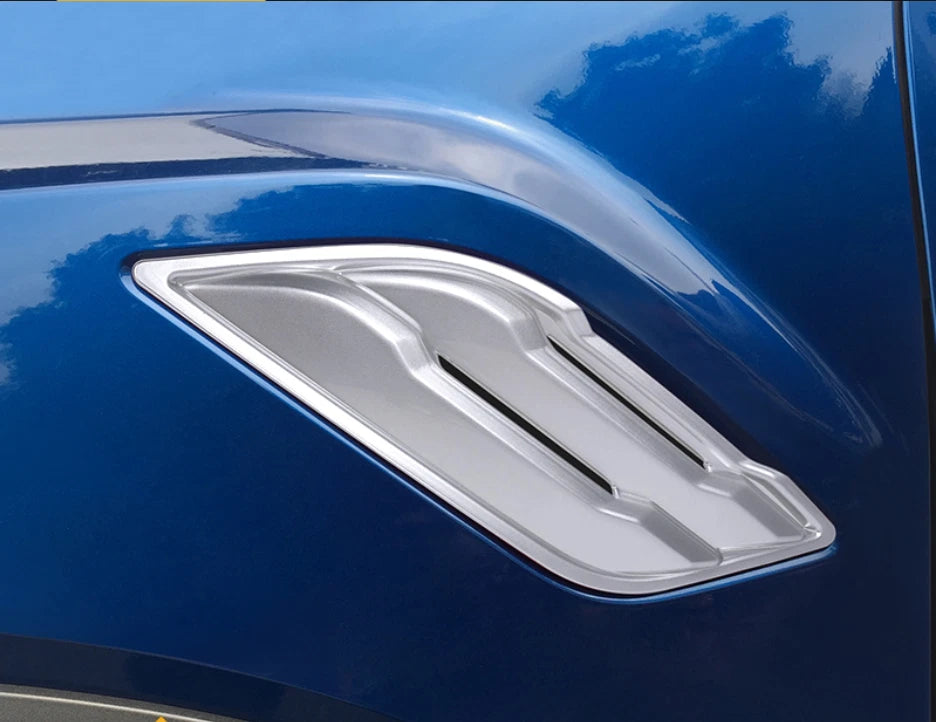 ABS Chrome Front Fender Air Outlet Vent Side Cover Trim for Ford F150 (2015-2019)
