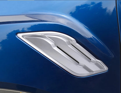 ABS Chrome Front Fender Air Outlet Vent Side Cover Trim for Ford F150 (2015-2019)