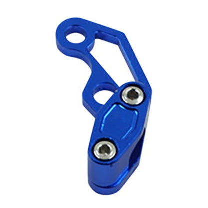 Aluminum Brake Line Clamp Protector for Universal Fit Motor Bikes - Blue