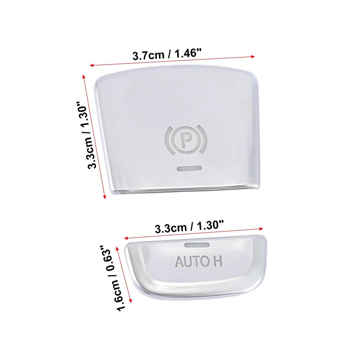 Parking Brake Switch P Button Covers for BMW 5 Series, 7 Series (2001-2010)