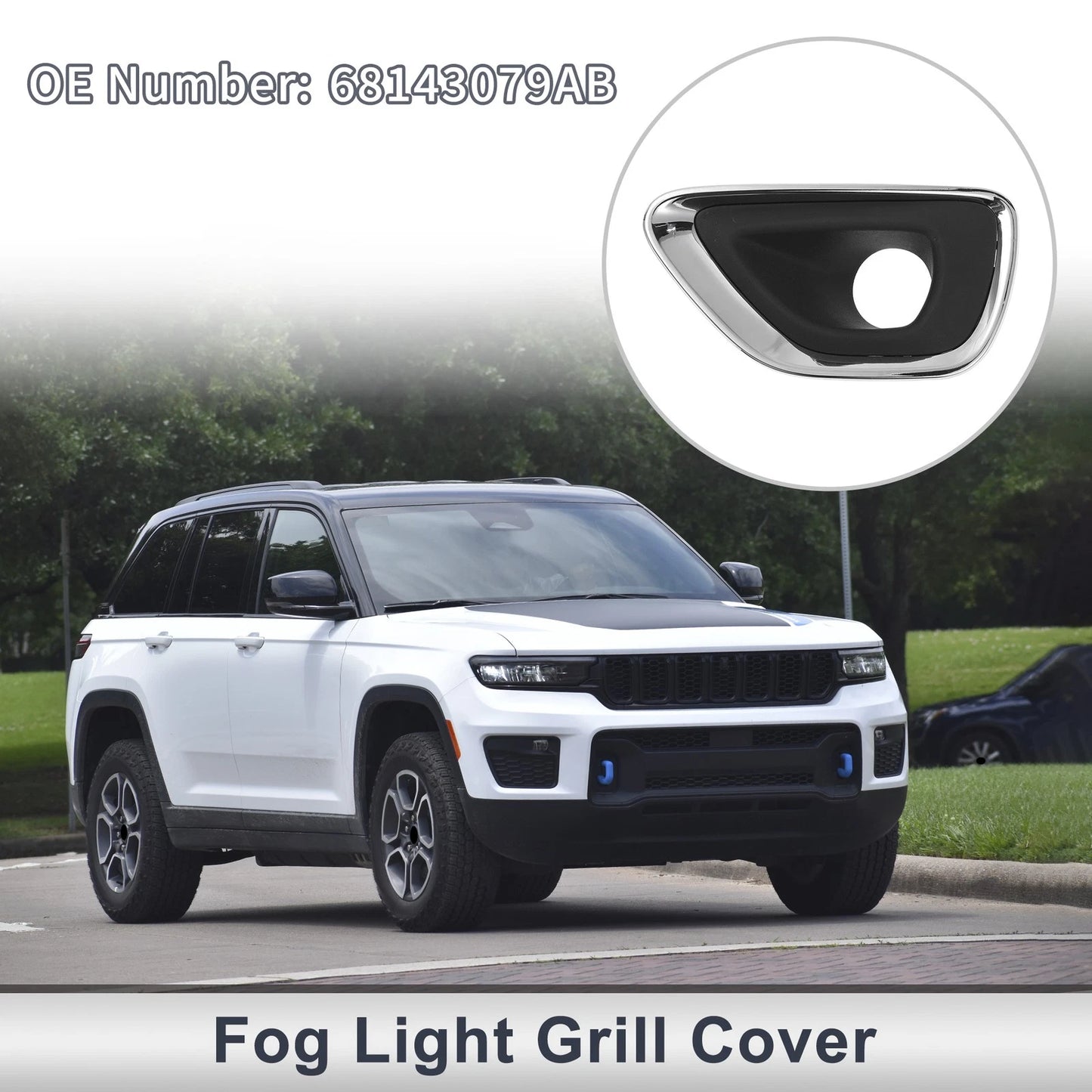Fog Light Grill for Jeep Grand Cherokee (2014-2016)