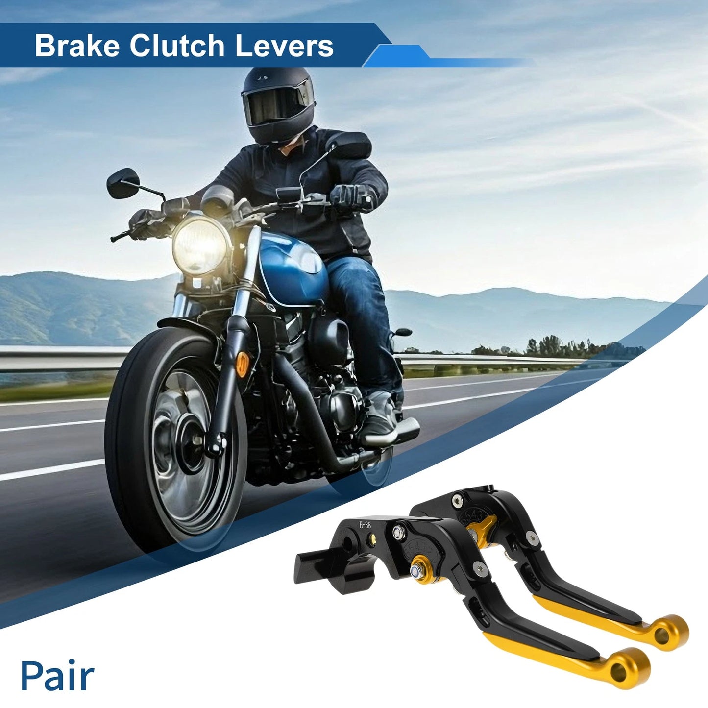 Brake Clutch Lever Adjustable Short Long for Kawasaki ZX14R