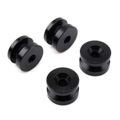 Black Motorcycle Trunk Base Plate Tail Box Pad Bracket Spacer