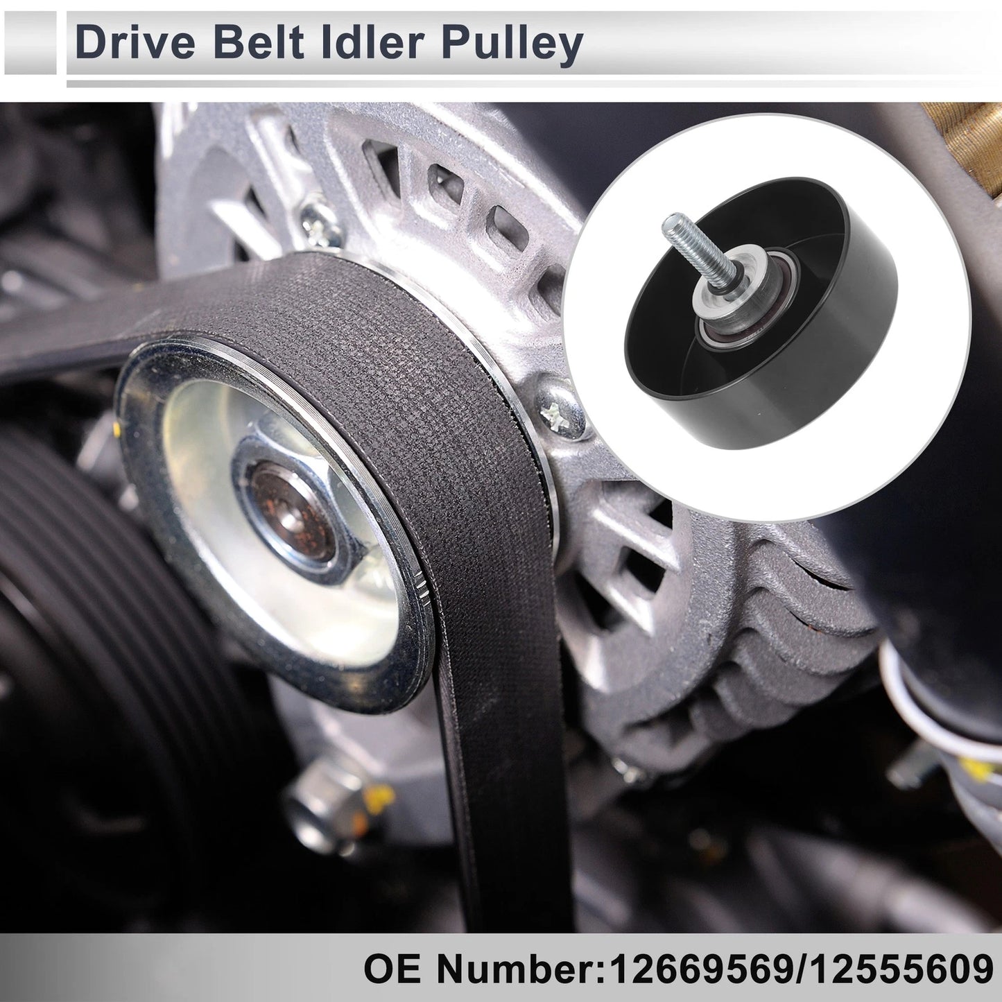 Drive Belt Idler Pulley for Chevrolet Silverado (1998-2013)
