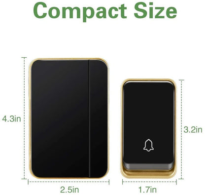 Waterproof Wireless Doorbell - No Battery Required for K0606