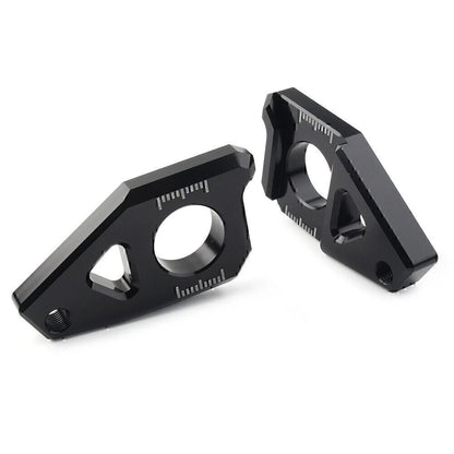 Motorcycle Axle Spindle Chain Adjuster Blocks for Yamaha YZF FZ8 FZ1 TMAX (2010-2017)