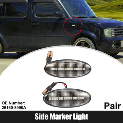 Clear Side Marker Lights Assembly for Nissan (2000-2006)