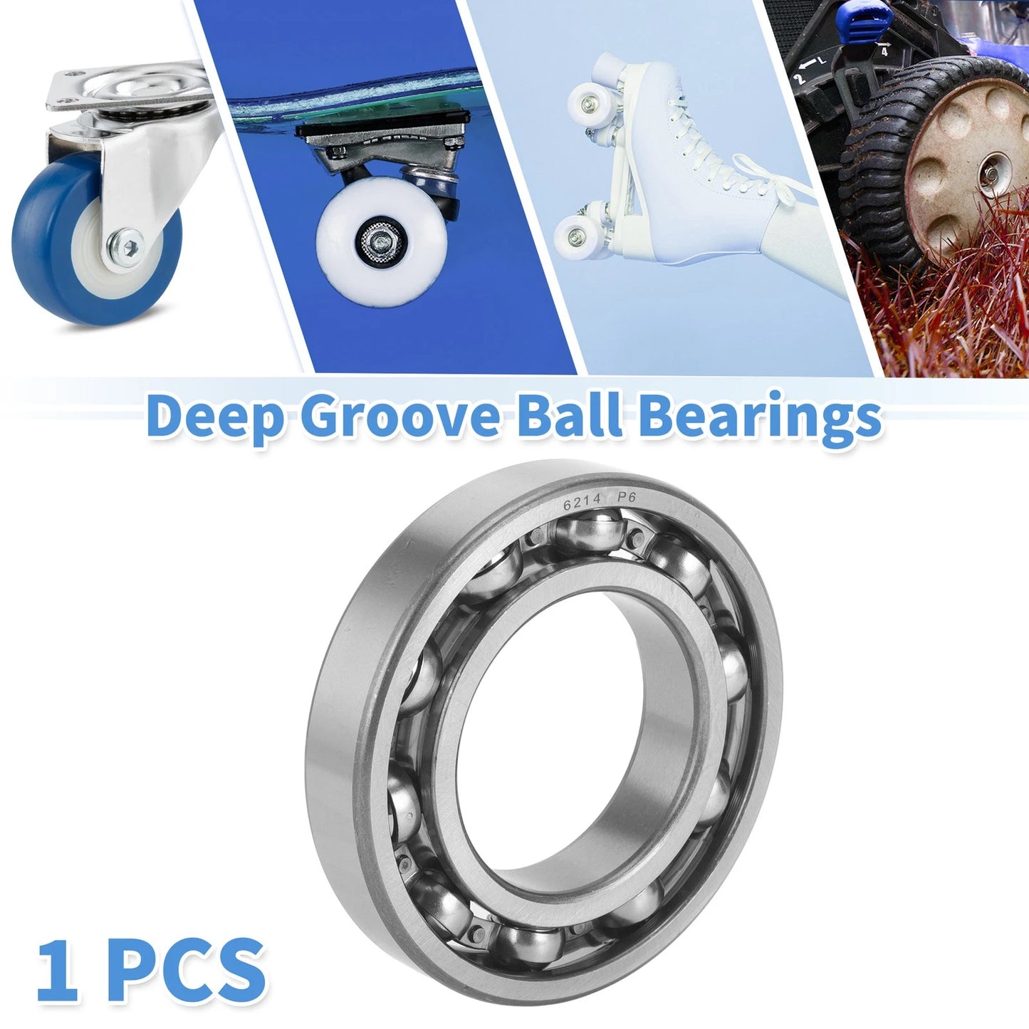 Deep Groove Ball Bearings 70x125x24mm 1 x Scooter Skateboard Wheel