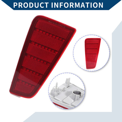 Rear Left Bumper Reflector for Toyota Yaris (2012-2014) Red