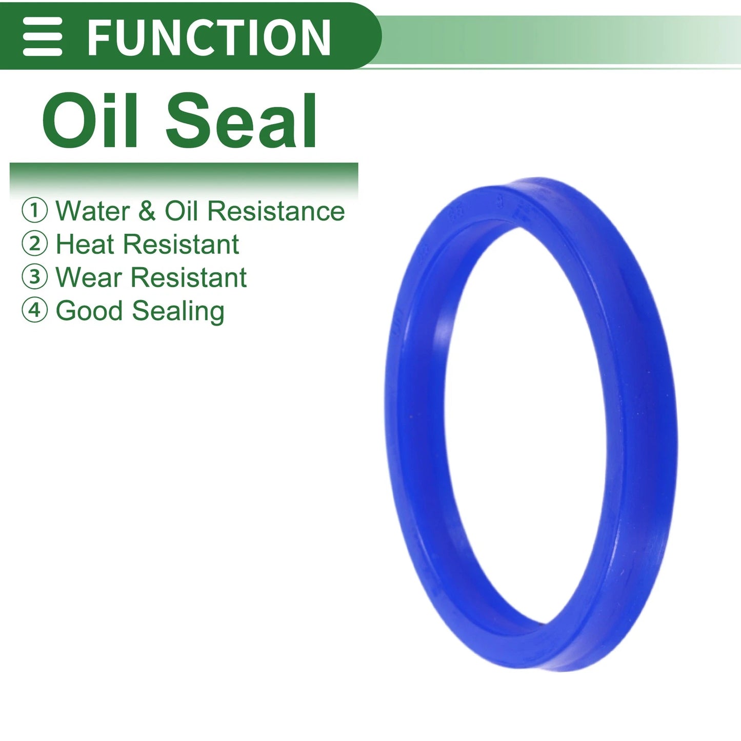 Oil Seal 55x65x8mm 5 x Rotary Shaft Seal TPU High Pressure Blue for Make Model