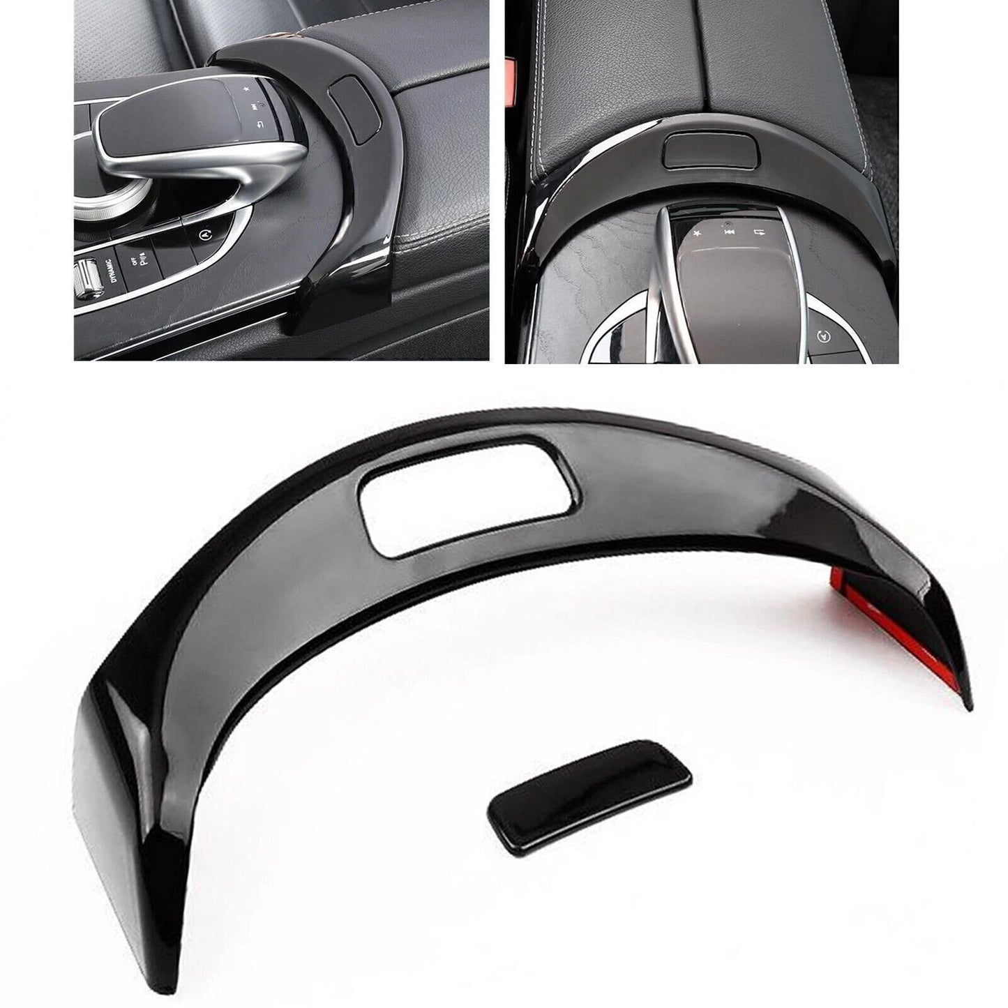 Armrest Box Button Frame Trim for Benz C Class GLC 2015-2022 (2015-2022)