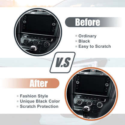 5 x AC Knob Ring Covers for Honda Accord Sedan Sport (2018-2023)