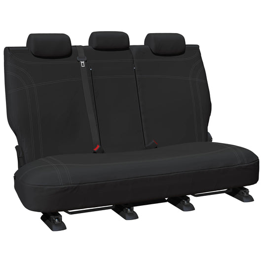Rear Tailor Made Black Neoprene Seat Covers for Landcruiser VDJ200 2012-2015
