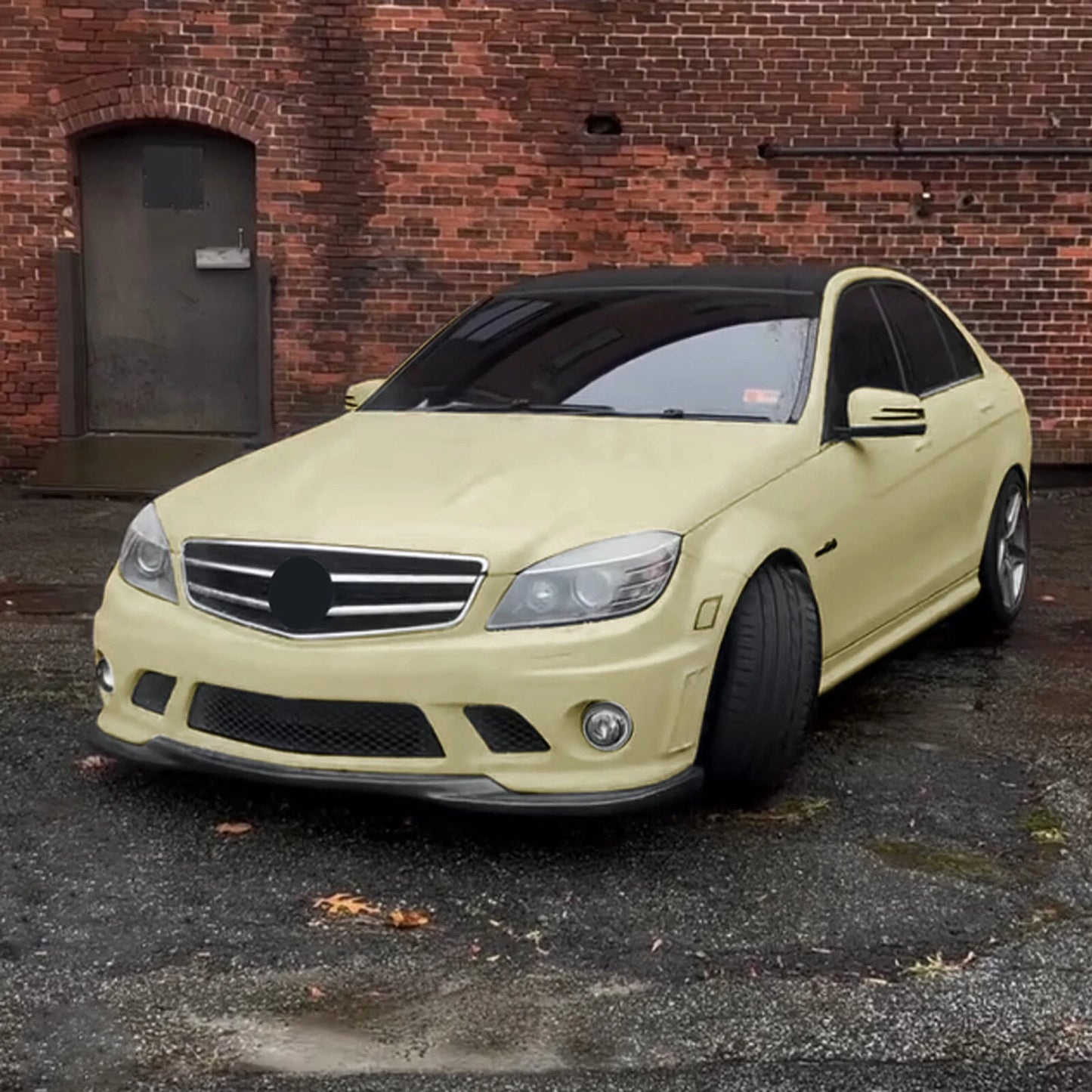 Front Spoiler Lip Splitter for Benz C63 AMG W204 (2008-2011)