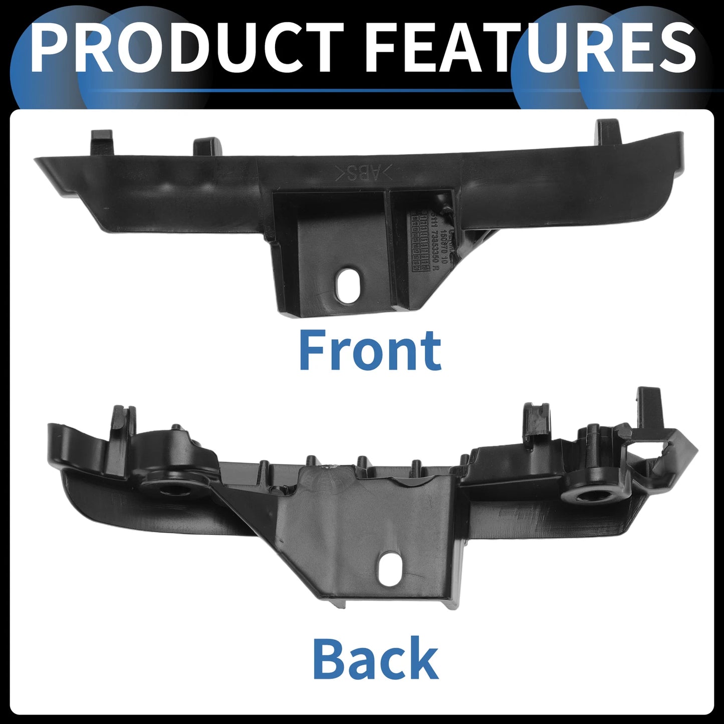 Right Front Bumper Retainer Bracket for BMW M550i xDrive (2018-2023)