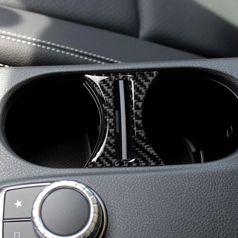 Water Cup Holder Cover Bridge Trim For Mercedes Benz CLA GLA Class W117 2014-18