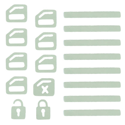 Luminous Car Door Window Switch Sticker for Safety - Best Night Visibility