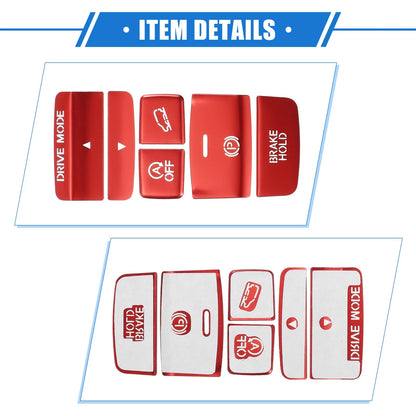 6Pcs Handbrake Button Cover Trim for Honda CR-V (2023)