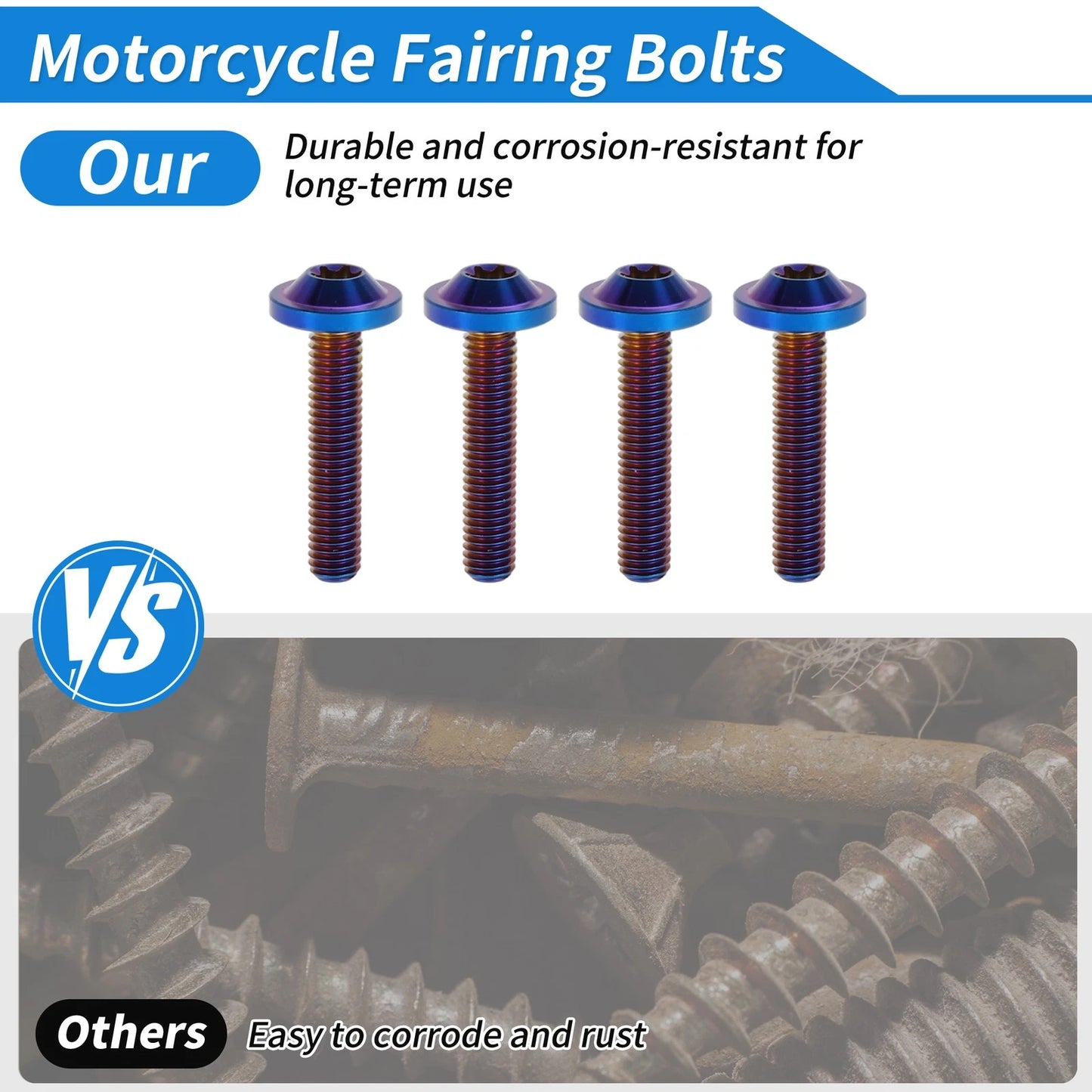 Windshield Bolts & Washers for Harley Touring FLTRX Road Glide (2015–2023)
