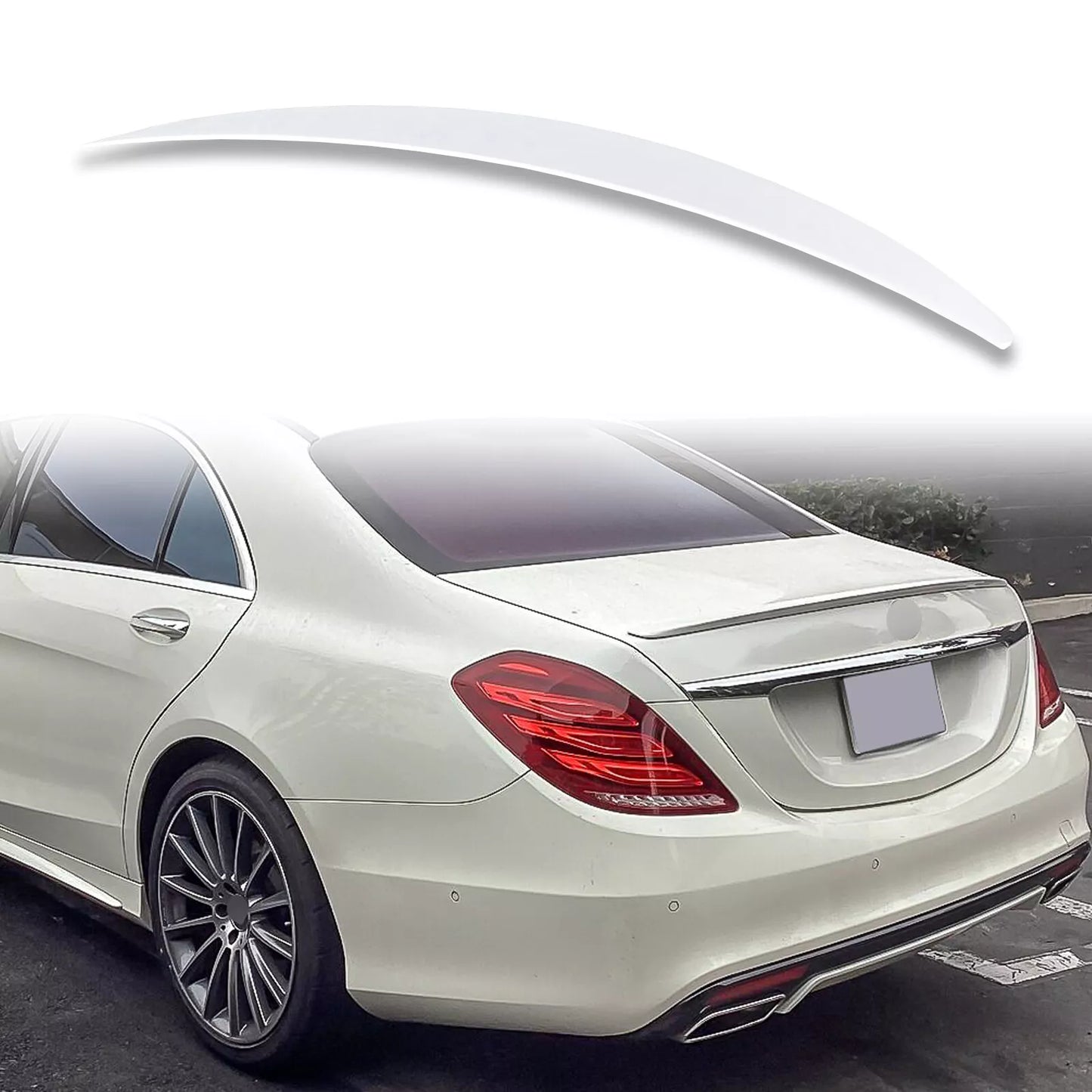 Rear Boot Spoiler for Mercedes Benz W222 (2014-2020)