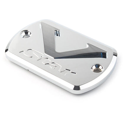 Front Brake Fluid Cap Reservoir Cover for Yamaha V Star XVS 650/1100/1300