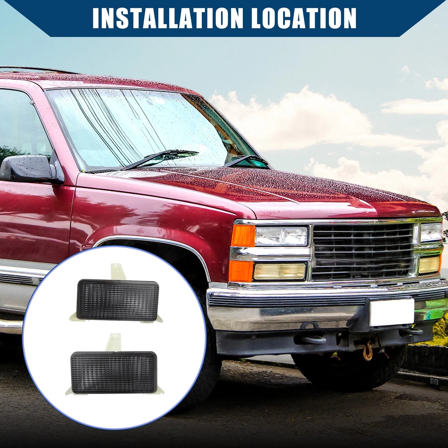 Lens Signal Lights Cover for Chevrolet Pickup (1983-1985)