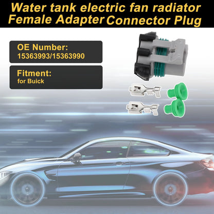 Radiator Fan Assembly Connector Plug 2 x for Buick