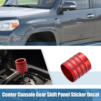 Red Gear Shift Knob Handle Cover Trim Decal for Toyota 4Runner (2010-2022)