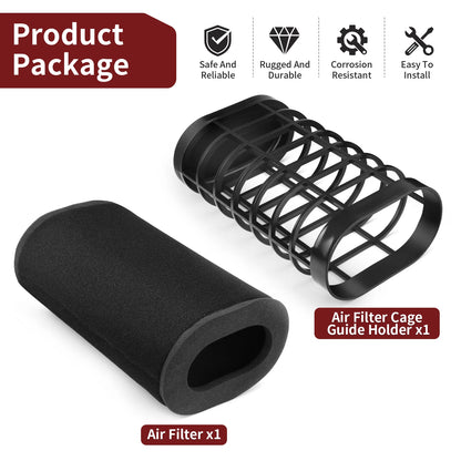 Air Filter w/ Cage Holder for Yamaha Rhino 700 YXR700F 2008-2013