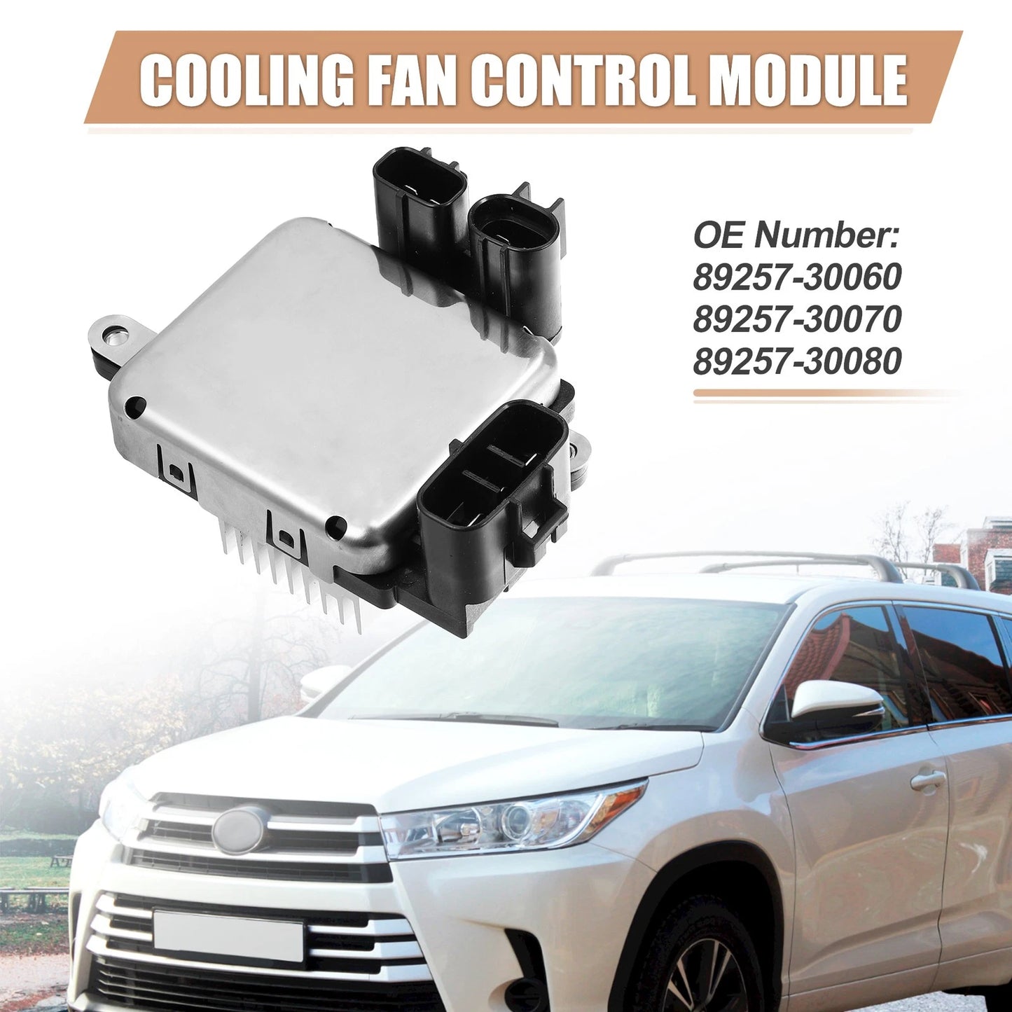 Engine Cooling Fan Control Module Unit for Toyota