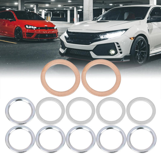 12 x Oil Drain Plug Gaskets for Toyota (12157-10010, 90430-24003)