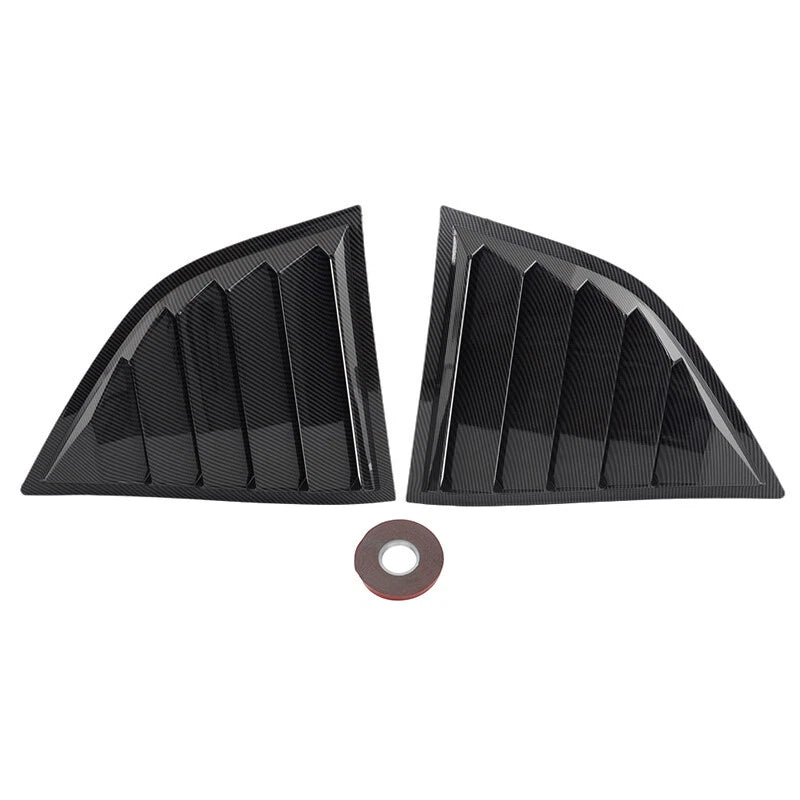 Carbon Look Rear Window Louver Cover for Dodge Challenger (2008-2023)