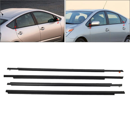 Front Rear Door Belt Moulding Weatherstrip for Toyota Prius (2004-2009)