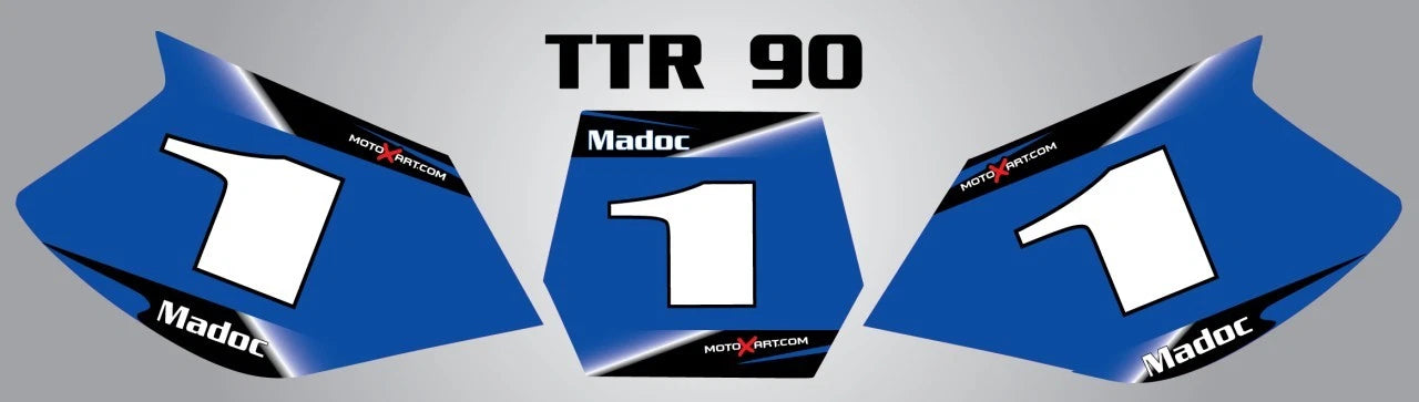 Custom Number Plates for TTR 90 (All Years)