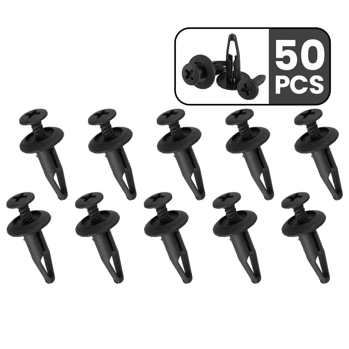 Grille Trim Clips for Ford Ranger, Mazda BT50 (2011-2023) - 50 x Fasteners