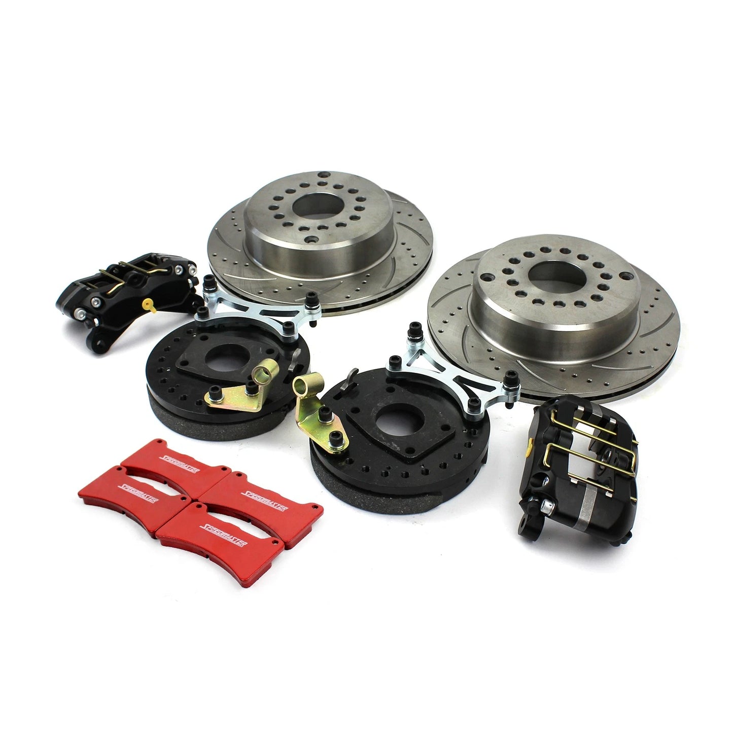 Large & Small Bearing 4 Piston 12" Rear Brake Kit for Ford