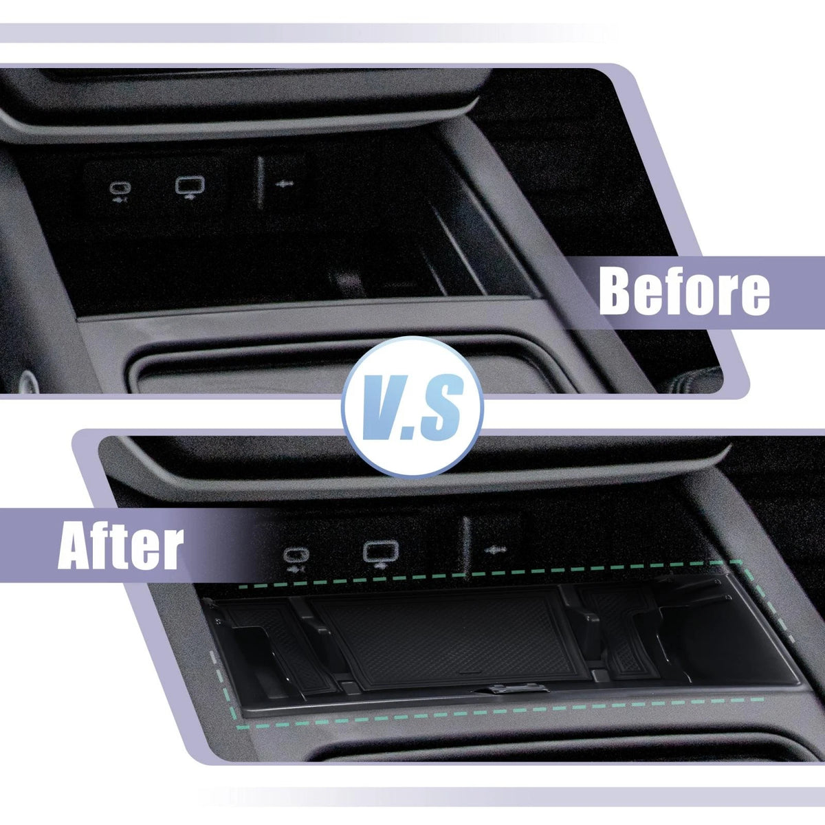 Center Console Organizer Tray for Land Rover Defender 90 110 130 (2020-2022)
