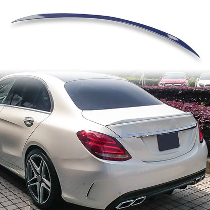 Rear Boot Spoiler for Mercedes Benz W205 (2015-2023) Cavansite Blue