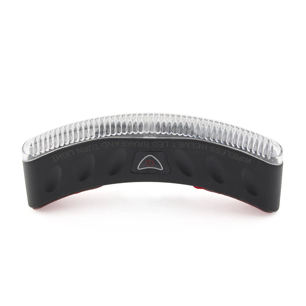 Wireless LED Helmet Mount Turn Signal & Brake Light for Custom Motorcycle