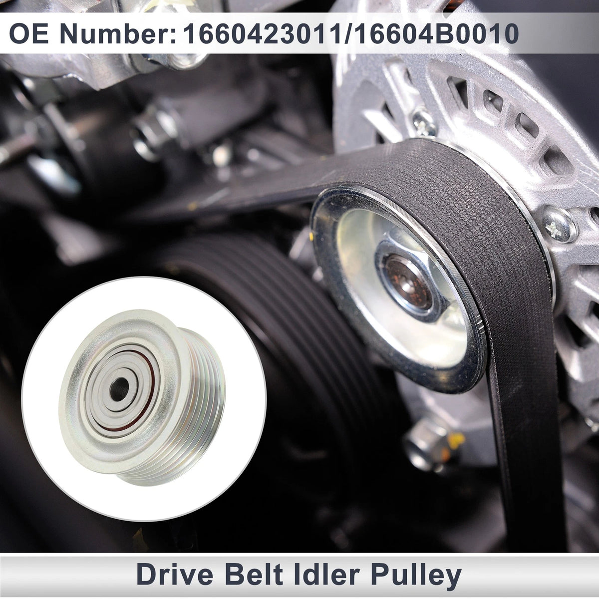 Drive Belt Idler Pulley for Toyota Yaris (2005-2010) 1 Pc