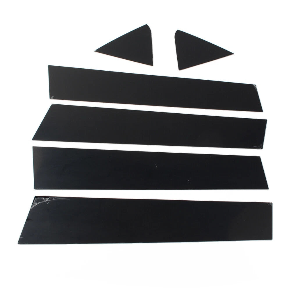 6 x Car Window Pillar Posts Trim Bright Black for Dodge Charger (2006-2010)