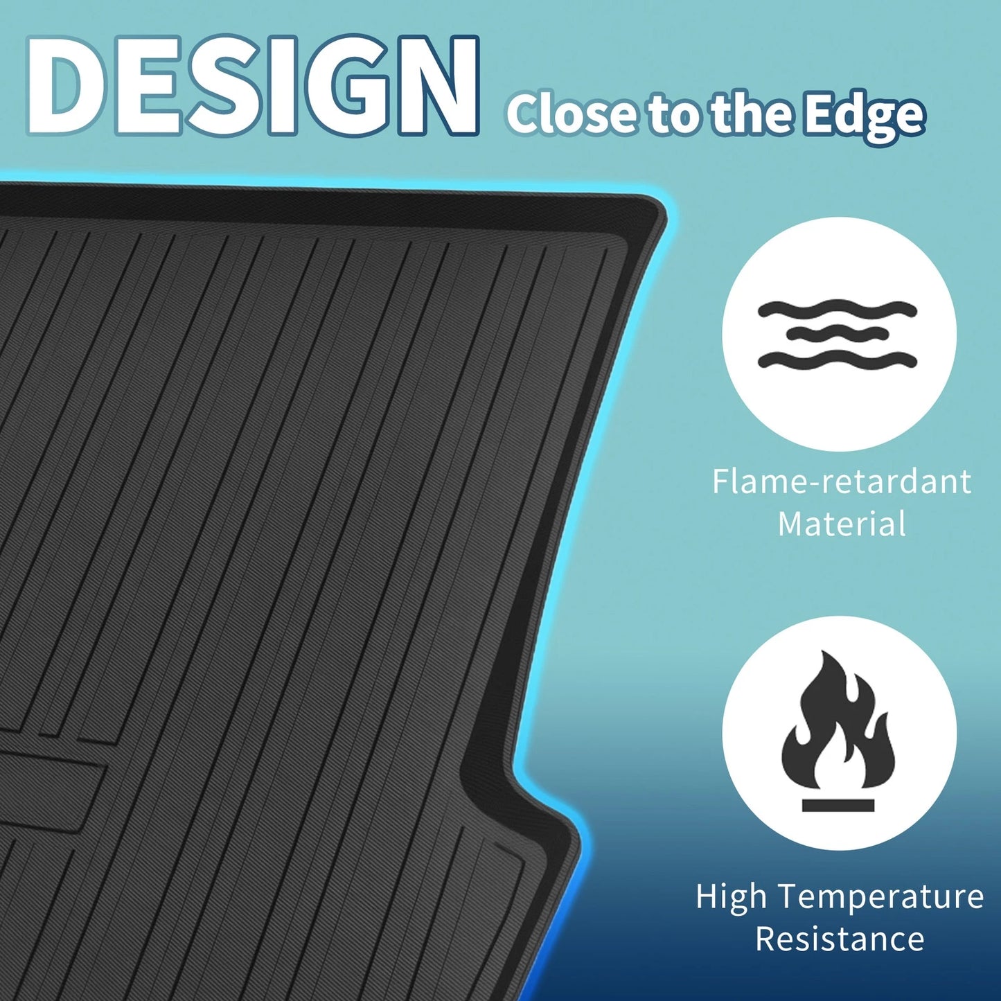 Cargo Liner Rear Boot Mat for Toyota Land Cruiser Prado (2003-2009) 1 x TPE