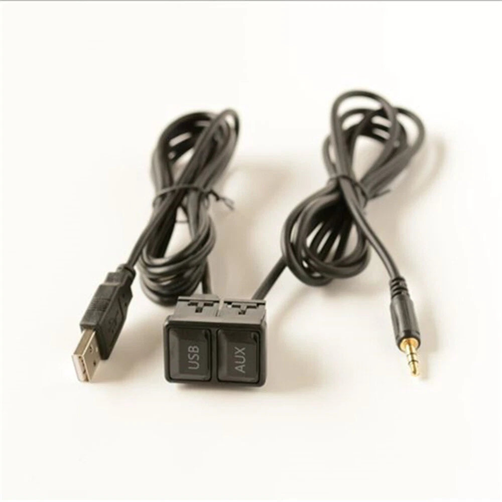 USB Extension Cable with Dust-proof Cover for Car Dash Mount