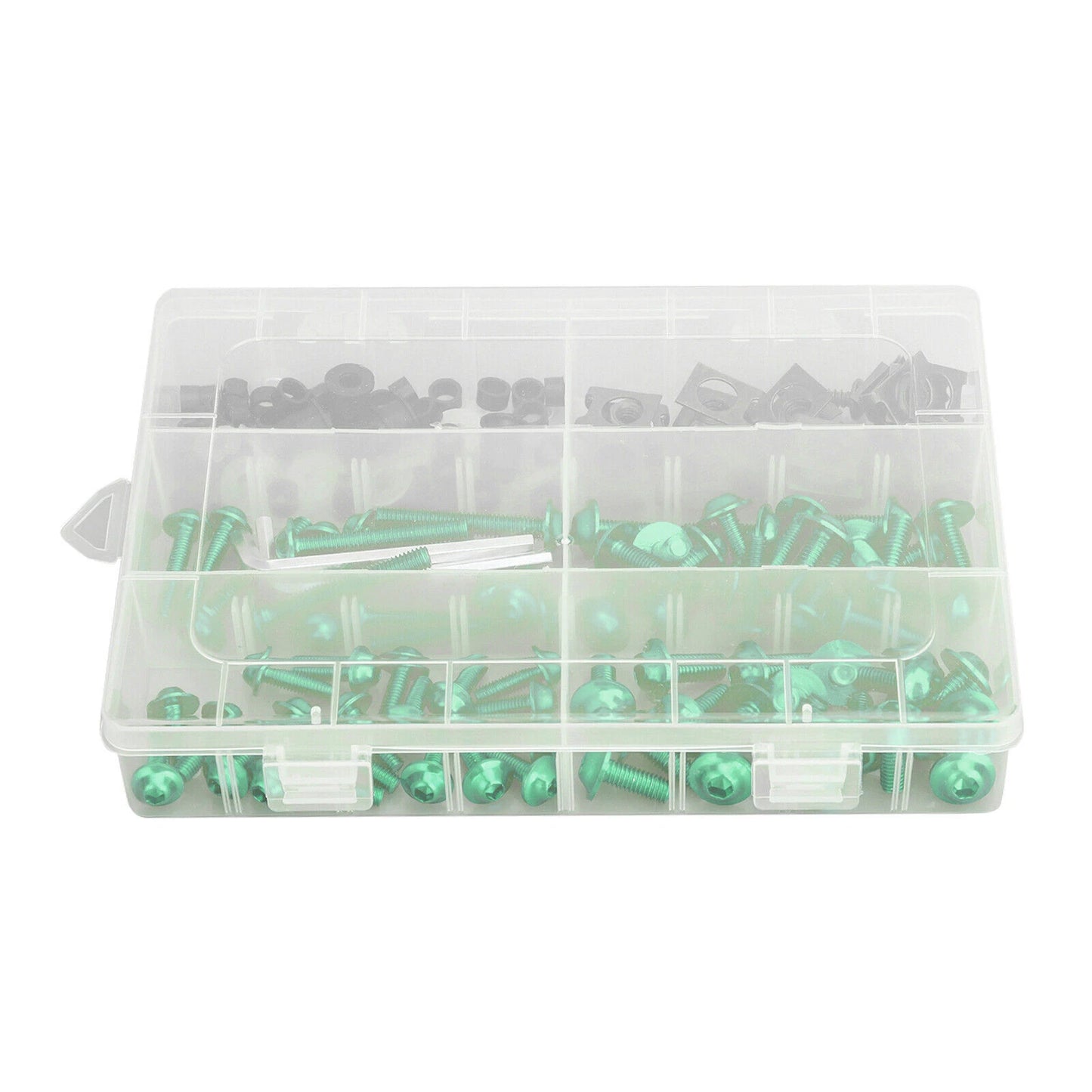 177 x Green Fairing Bolts M5/M6 for Motorcycle F3